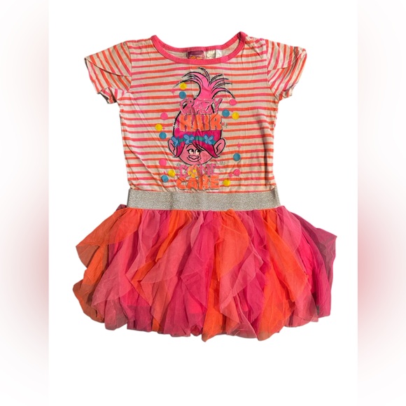 Trolls Striped Tulle Dress - Picture 1 of 4